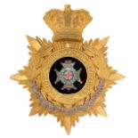 Royal Sussex Regiment Victorian Officer’s helmet plate circa 1881-1901.