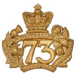 Scottish. 73rd (Perthshire) Regiment Victorian OR’s glengarry badge circa 1874-81.
