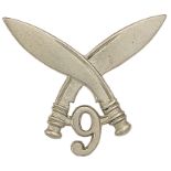 9th Gurkha Rifles head-dress badge circa 1925-38