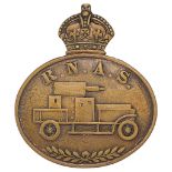 Royal Naval Air Service RNAS WW1 Armoured Car Squadron badge.