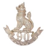 Indian Army. 90th Punjabis Officer’s cap badge circa 1903-22.