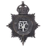 British Transport Commission Police helmet plate circa 1949-52.