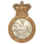 5th Dragoon Guards Victorian cap badge circa 1896-1901.
