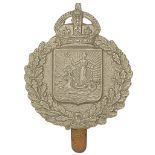 Barbados Police pre 1953 cap badge.