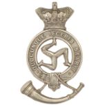 Isle of Man Rifle Volunteers Victorian glengarry badge.