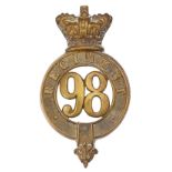 98th Regiment of Foot Victorian OR’s glengarry badge circa 1874-81.