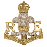 Royal Monmouthshire Royal Engineers (Militia) bi-metal pre 1953 cap badge