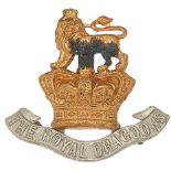 Royal Dragoons Victorian OR’s cap badge circa 1896-1901.