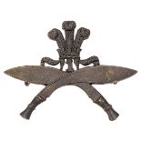 1st Gurkha Rifles head-dress badge circa 1906-11.