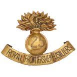 25th (Service) Bn. (Frontiersmen) Royal Fusiliers “Gamages” pattern cap badge.