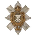 Scottish. Black Watch (Royal Highlanders) Sergeant’s glengarry badge circa 1937-52.