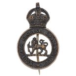 Southern Rhodesia Constabulary cap badge circa 1903-09.