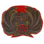 66th (Berkshire) Regiment of Foot Victorian Officer’s pre 1855 coatee tail ornament.