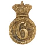 Royal (1st) Warwickshire Regiment Victorian OR’s ‘Albert’ shako plate circa 1844-55.