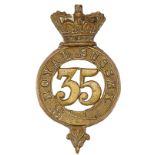 35th (Royal Sussex) Regiment of Foot Victorian OR’s glengarry badge circa 1874-81.