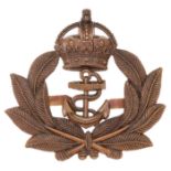 Royal Naval Division Officer’s RND OSD cap badge circa 1915-18.