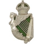 Irish. 5th Lancers / 8th Hussars post 1901 NCO’s arm badge.