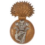 Princess Victoria’s (Royal Irish Fusiliers) large bi-metal Brodrick cap badge circa 1902-05.