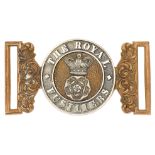 Royal Fusiliers (City of London Regiment) Victorian Officer’s waist belt clasp circa 1881-1901