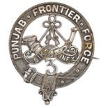 Indfian Army. 3rd Sikh Infantry Punjabi Rifles Frontier Force Victorian Officer’s pagri badge.