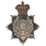 1st (City of London Volunteer Rifle Brigade) Victorian shako plate circa 1859-1901