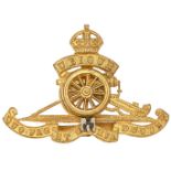 Militia Artillery Edwardian Officer’s cap badge circa 1902-08.