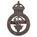 Princess Patricia’s Canadian Light Infantry OSD PPCLI cap badge circa 1933-52.