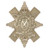 Scottish. 10th Lanarkshire (Glasgow Highland) Rifle Volunteers, Victorian OR’s glengarry badge 1880-