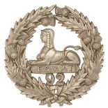 Scottish. 92nd (Gordon Highlanders) Regiment Victorian glengarry badge circa 1874-81.