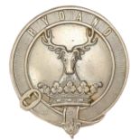 Scottish. 6th (Keith) VB Gordon Highlanders Victorian OR’s glengarry badge circa 1887-91.