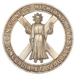 Scottish. 1st Inverness Highland Rifle Volunteers Victorian NCO’s glengarry badge circa 1880-87.