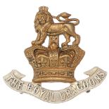 Royal Dragoons Victorian OR’s cap badge circa 1896-1901.