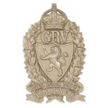 Scottish. Galloway Rifle Volunteers glengarry badge circa 1905-08.