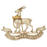 Royal Warwickshire Regiment Officer’s cap badge.