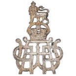 Indian Army. 7th Duke of Connaught’s Own Rajputs. Officer’s cap badge circa 1922-45.