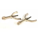 Pair of Officer’s ornate Dress Spurs by renown spurriers, Maxwell of London.