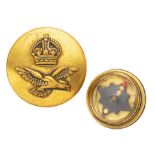 WW2 RAF Escape and Evasion Tunic Button Compass