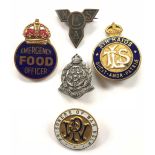 WW2 Home Front Badges ENSA etc.