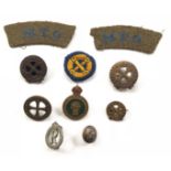 WW2 Mechanised Transport Corps Badges etc.