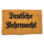 German Third Reich. Deutsche Wehrmacht armband.