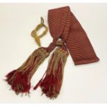 Foot Guards Victorian Officer’s State Shoulder Sash and Sword Knot.