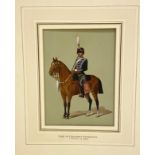 Victorian Watercolour of an Officer of the Earl of Chester’s Yeomanry in the Manner of Richard Simki