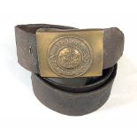 WW1 Imperial German Bavarian Other Rank’s Belt & Buckle.