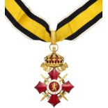 Bulgaria. Boris III Order of Military Merit 3rd Class, Commander’s neck badge circa 1918-43.