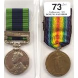 2/4th Bn Border Regiment Pair of Medals.