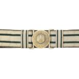 German Third Reich Army Officer’s brocade dress belt and buckle