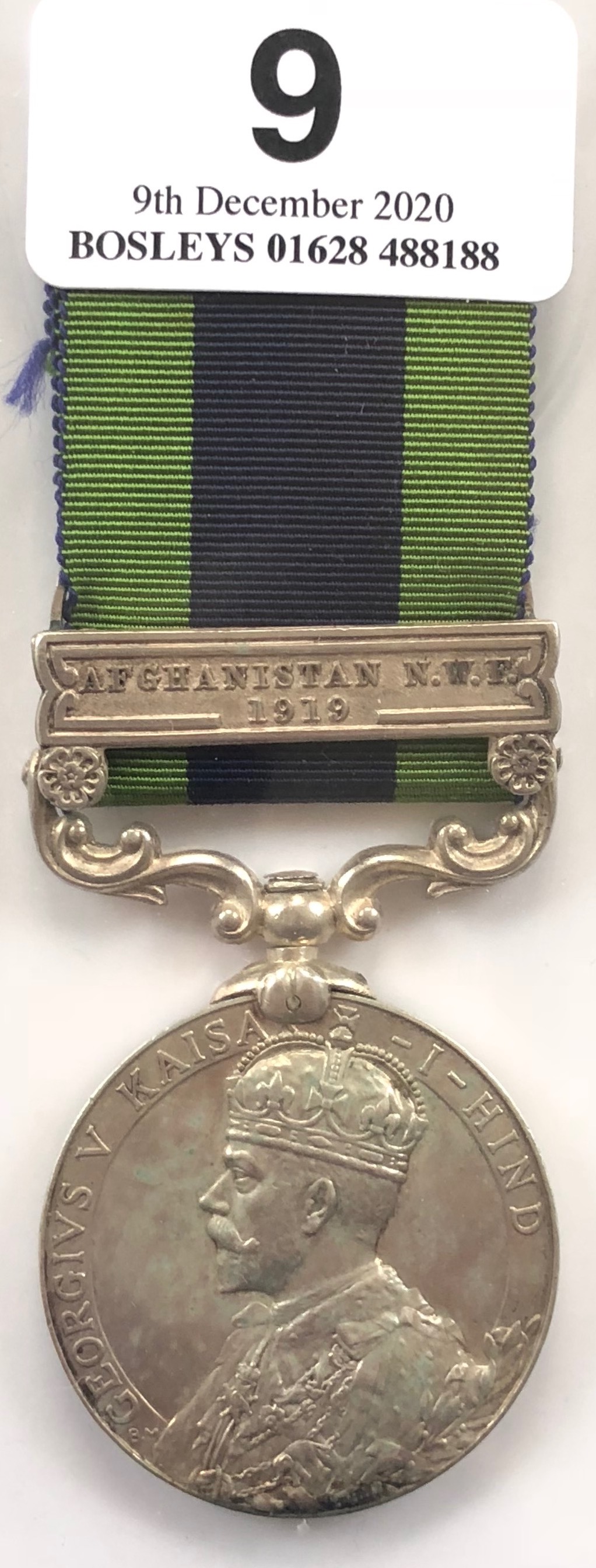 Machine Gun Corps India General Service Medal, clasp “Afganistan NWF 1919”