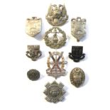 10 Scottish OTC/CCF glengarry/cap badges.