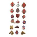 WW2 Home Front Fire Watchers Badges & Instructor Badges.