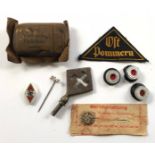 German Third Reich assorted badges and stickpins